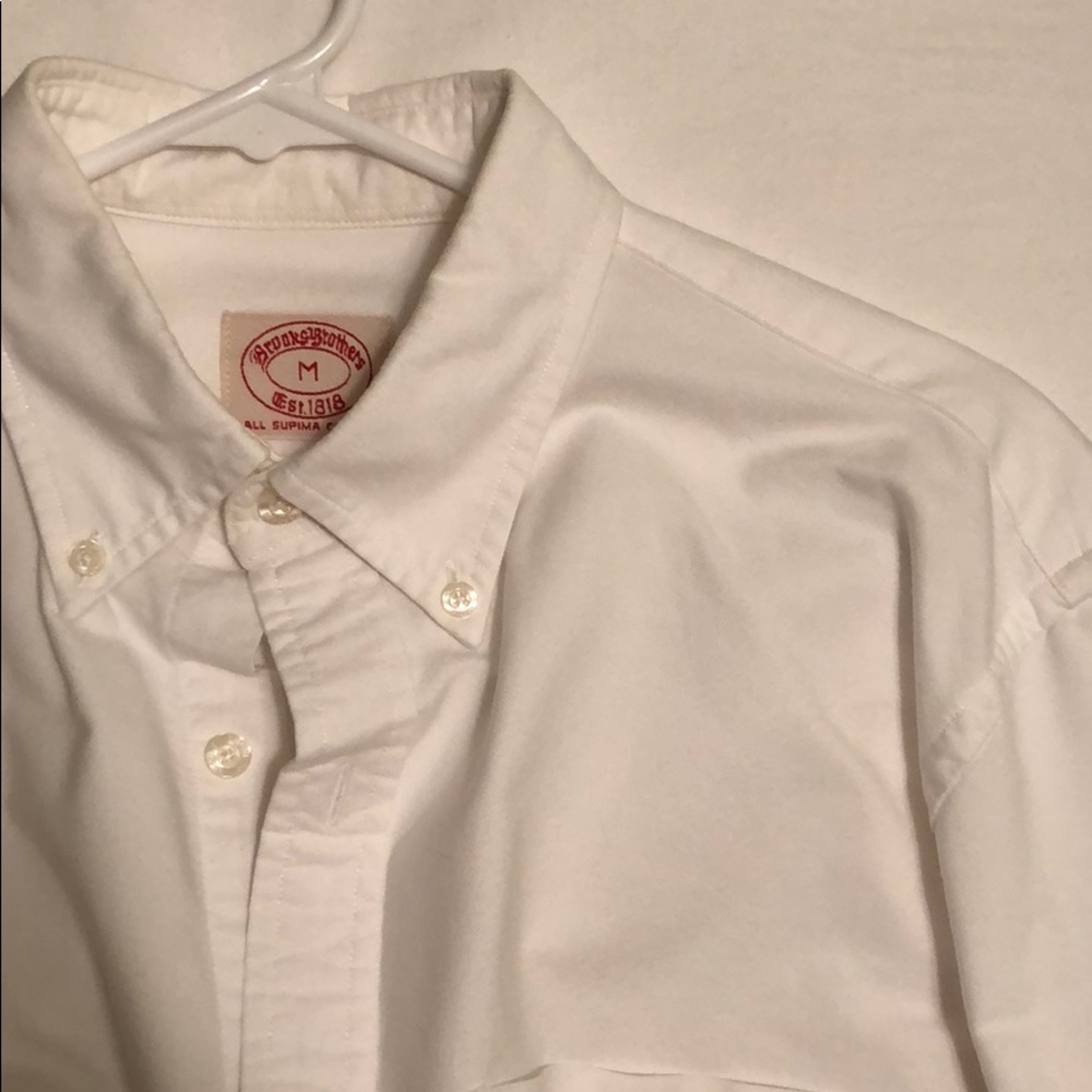 White Brooks Brothers Oxford